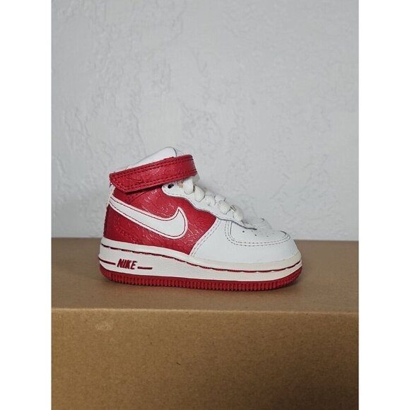 Nike Air Force 1 Varsity Red/White - (314197 911) Size 3c (2008) - Picture 3 of 7